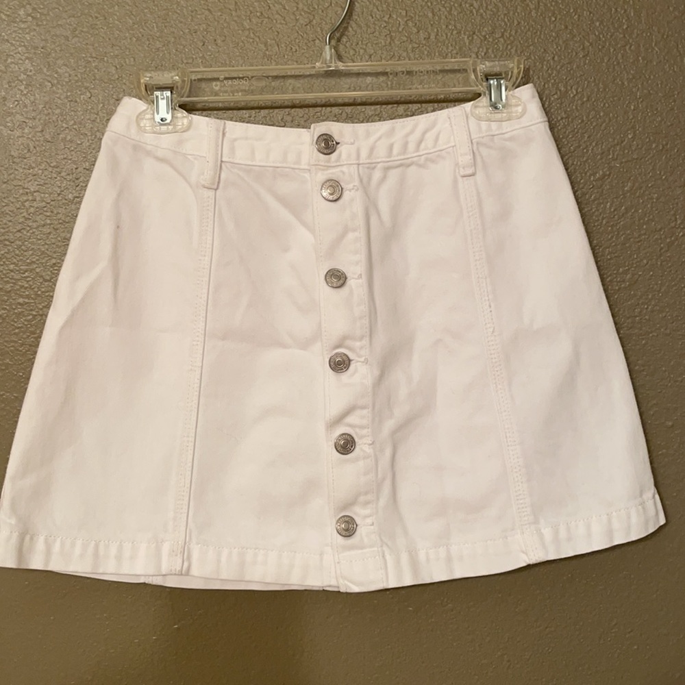 A&F Jean Skirt
